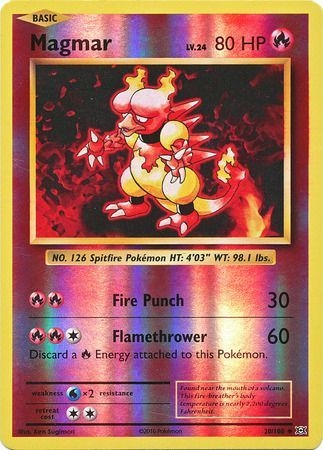 Magmar - 20/108 - Uncommon Reverse Holo