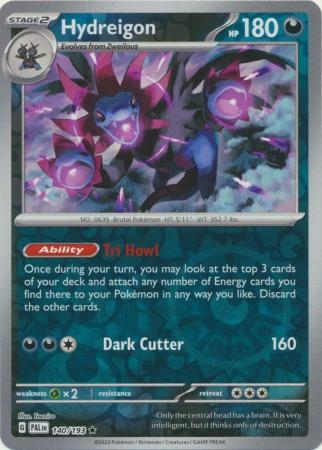 Hydreigon - 140/193 - Holo Rare Reverse Holo