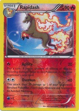 Rapidash - 15/106 - Uncommon Reverse Holo