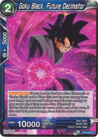 Goku Black, Future Decimator - BT10-051 - Rare