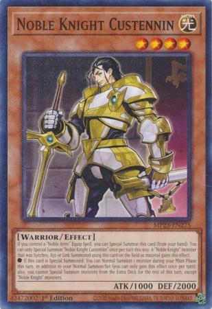 Noble Knight Custennin - MP23-EN275 - Common 1st Edition