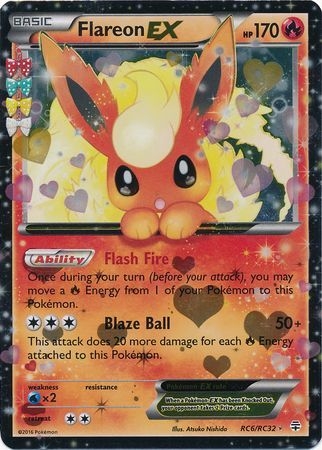 Flareon EX - RC6/RC32 - Ultra Rare