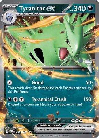 Tyranitar ex - 064/131 - Ultra Rare