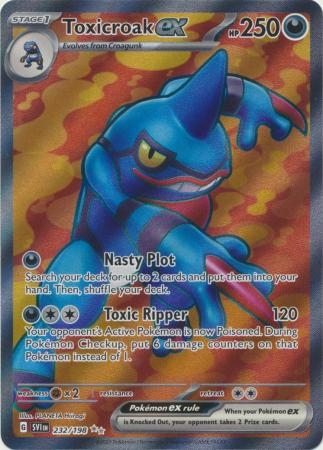 Toxicroak ex - 232/198 - Full Art Secret Rare