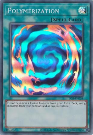 Polymerization - LOB-EN059 - Super Rare Unlimited (25th Reprint)