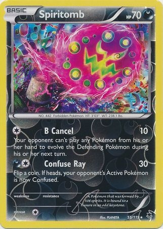 Spiritomb - 55/119 - Rare Reverse Holo