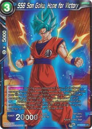 SSB Son Goku, Hope for Victory - BT10-036 - Uncommon Foil