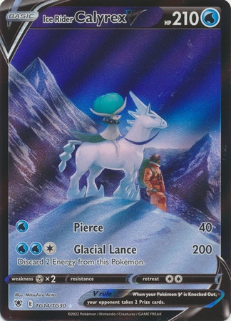 Ice Rider Calyrex V - TG14/TG30 - Ultra Rare