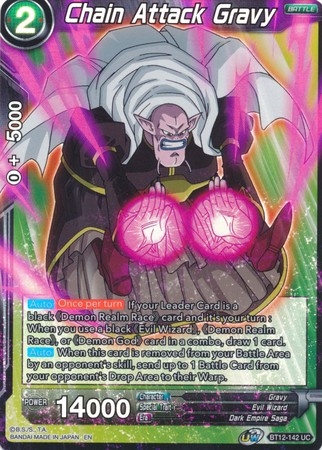 Chain Attack Gravy - BT12-142 - Uncommon Foil