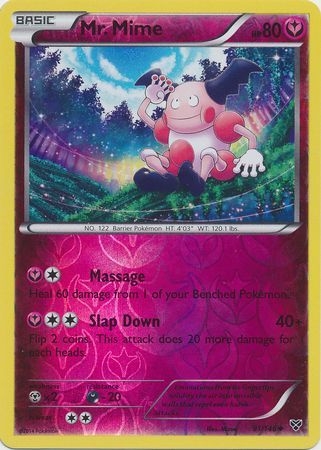 Mr. Mime - 91/146 - Uncommon Reverse Holo