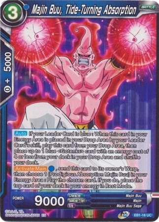 Majin Buu, Tide-Turning Absorption - EB1-16 - Uncommon