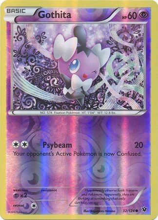 Gothita - 32/124 - Common Reverse Holo