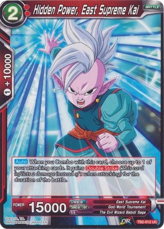 Hidden Power, East Supreme Kai (Reprint) - TB2-012 - Uncommon