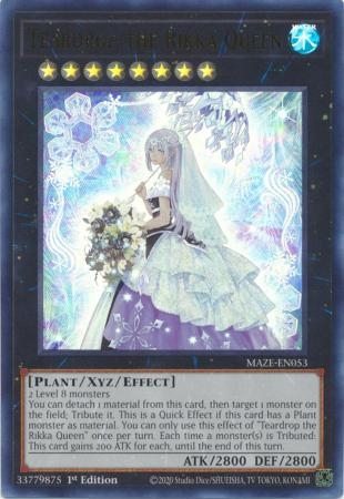 Teardrop the Rikka Queen - MAZE-EN053 - Ultra Rare 1st Edition