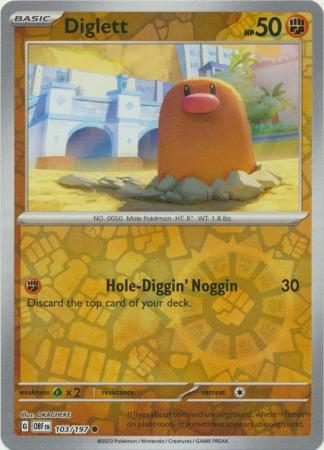 Diglett - 103/197 - Common Reverse Holo