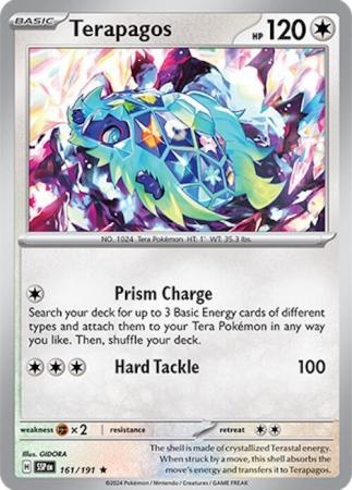 Terapagos - 161/191 - Holo Rare