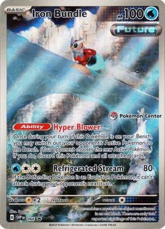 Iron Bundle - SVP066 - Pokemon Center Exclusive Illustration Rare Promo