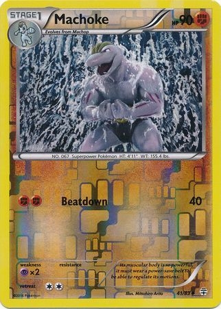 Machoke - 41/83 - Uncommon Reverse Holo