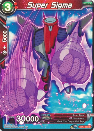 Super Sigma - BT17-022 - Common Foil