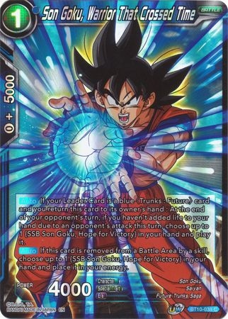 Son Goku, Warrior That Crossed Time - BT10-038 - Common Foil