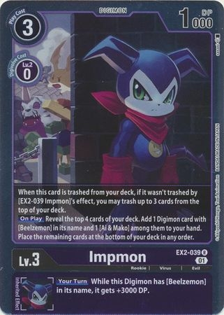 Impmon - EX2-039 R - Rare