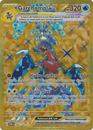 Garchomp ex - 260/182 - Gold Secret