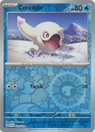 Cetoddle - 058/198 - Common Reverse Holo
