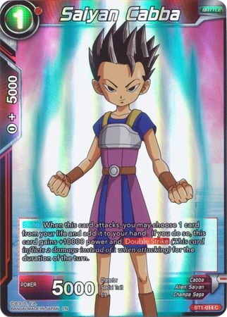 Saiyan Cabba (Reprint) - BT1-014 - Common Foil