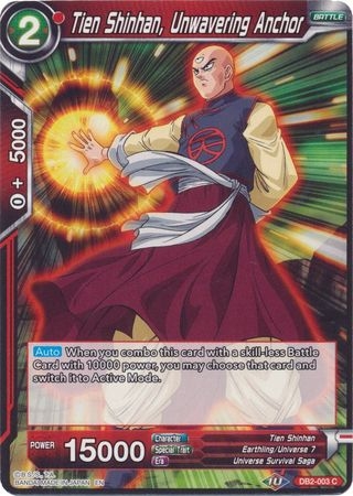 Tien Shinhan, Unwavering Anchor (Reprint) - DB2-003 - Common