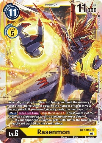 Rasenmon - BT7-040 SR - Super Rare