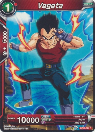 Vegeta - BT17-026 - Common