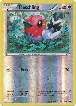 Fletchling - 94/114 - Common Reverse Holo