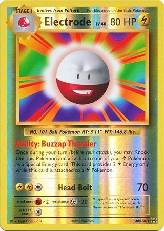 Electrode - 40/108 - Rare Reverse Holo