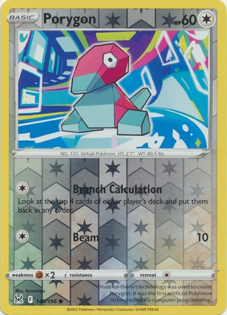 Porygon - 140/196 - Common Reverse Holo