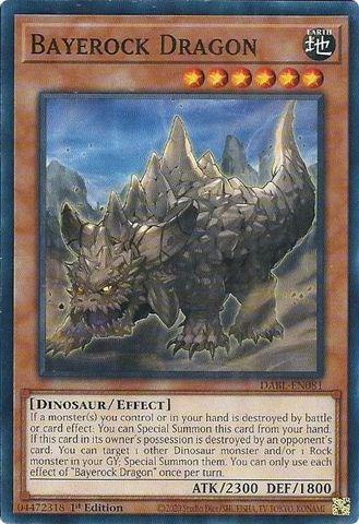 Bayerock Dragon - DABL-EN081 - Common 1st Edition