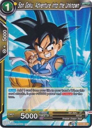 Son Goku, Adventure into the Unknown - BT10-099 - Uncommon