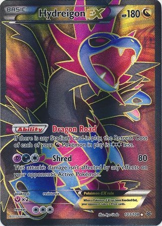 Hydreigon EX - 103/108 - Full Art Ultra Rare