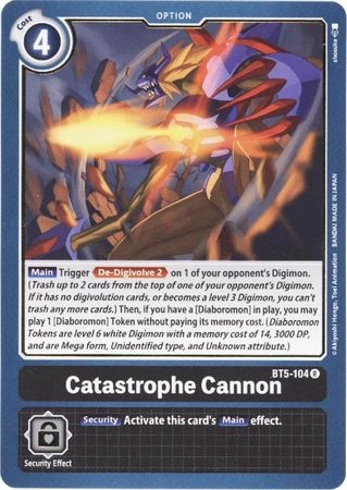 Catastrophe Cannon - BT5-104 - Rare
