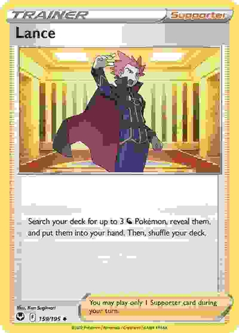 Lance - 159/195 - Uncommon Reverse Holo