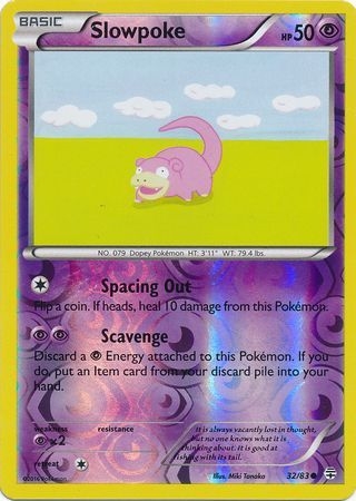 Slowpoke - 32/83 - Common Reverse Holo