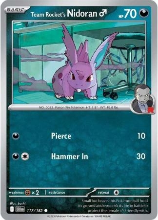 Team Rocket's Nidoran - 117/182 - Common