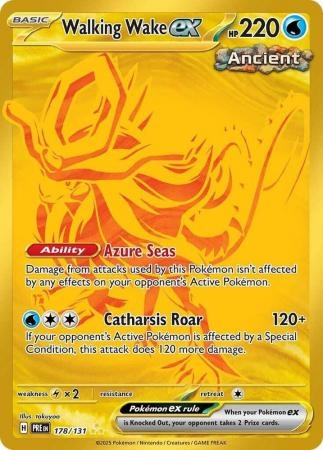 Walking Wake ex - 178/131 - Gold Secret