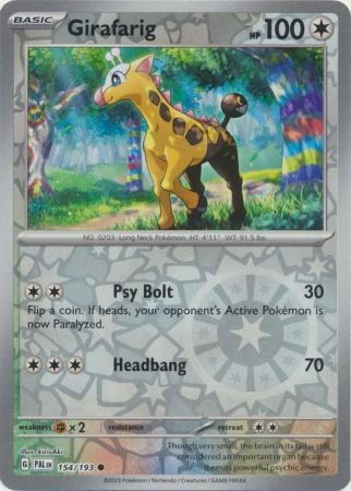 Girafarig - 154/193 - Common Reverse Holo