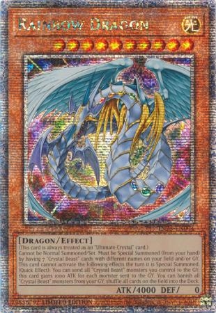 Rainbow Dragon - TN23-EN004 - Quarter Century Rare 1st Edition