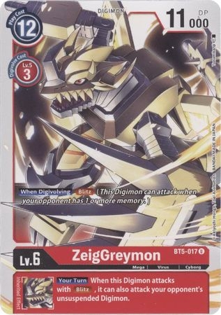 ZeigGreymon - BT5-017 - Uncommon
