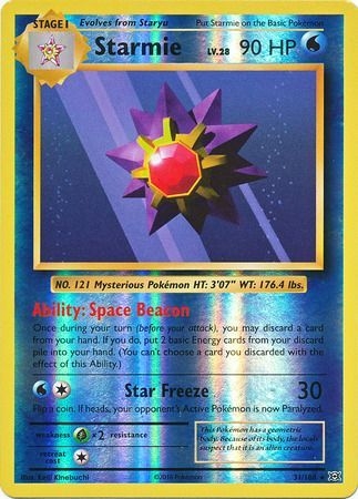 Starmie - 31/108 - Rare Reverse Holo