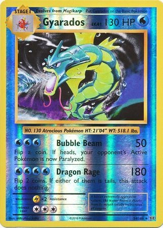 Gyarados - 34/108 - Rare Reverse Holo