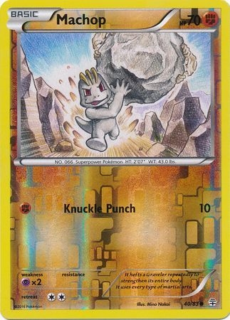 Machop - 40/83 - Common Reverse Holo