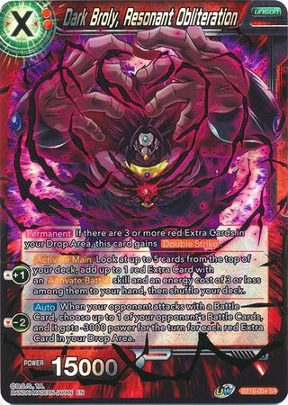 Dark Broly, Resonant Obliteration - BT15-004 - Super Rare