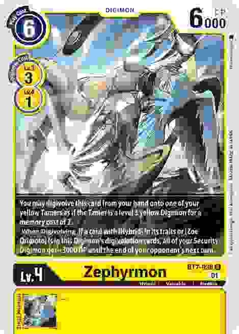 Zephyrmon - BT7-036 U - Uncommon